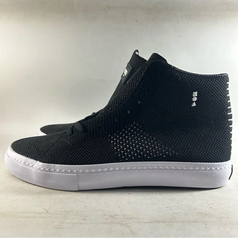 NEW Globe LA Knit Men’s Shoes High Top Sneakers Black Size 9